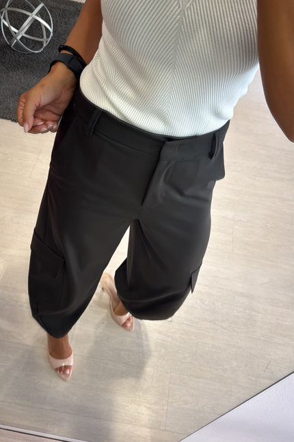 Pantalone cargo verde militare kn