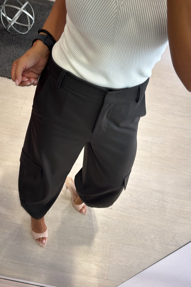 Pantalone cargo verde militare kn