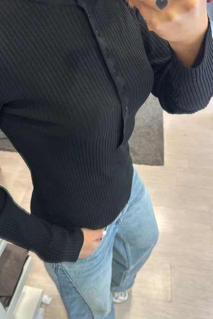 Girocollo serafino nero