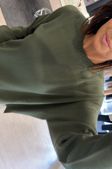Girocollo khaki kn