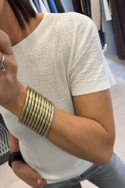 Girocollo cocco bianca