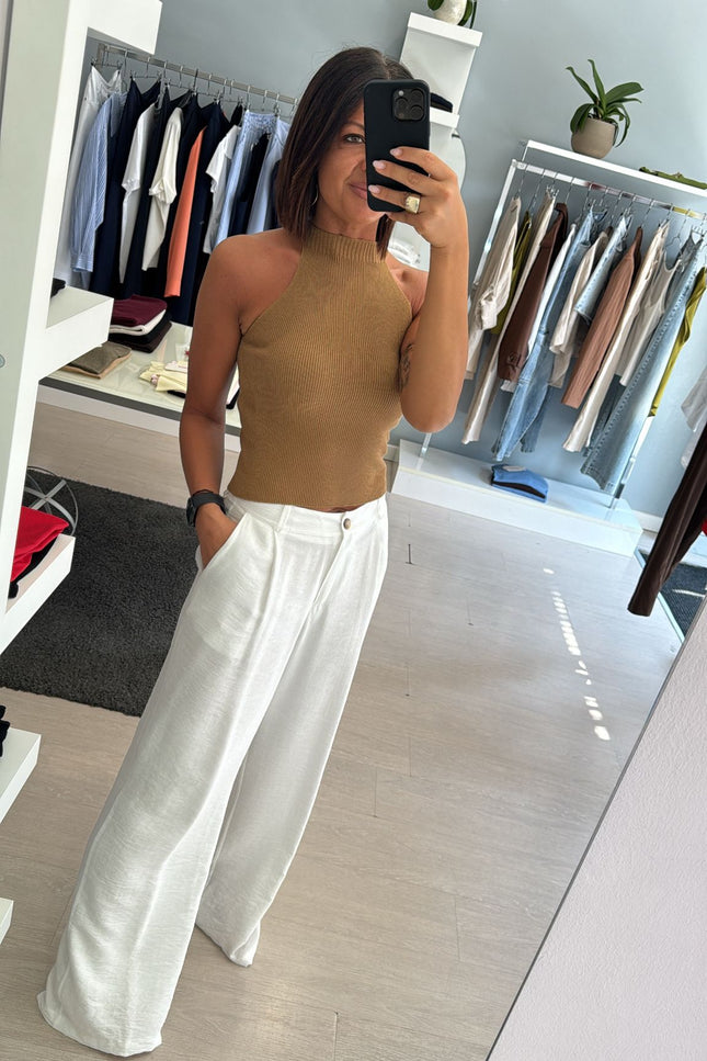 Pantalone modal bianco cc