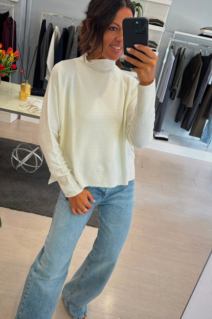 Lupetto kimono bianco kn