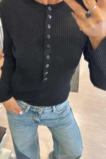 Girocollo serafino nero