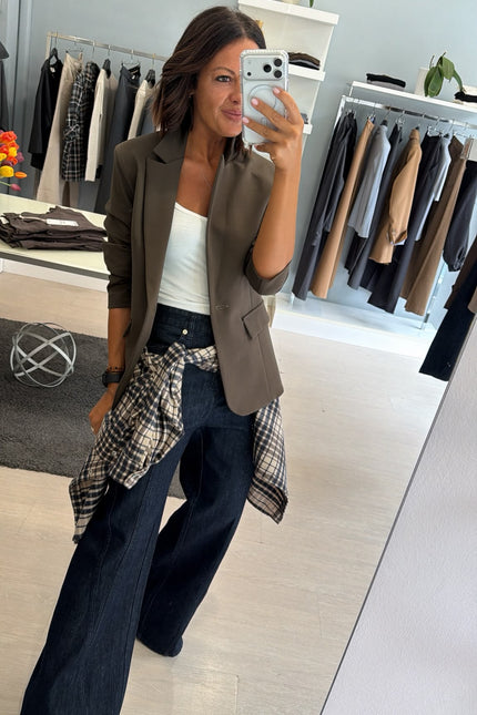 Camicia check blue cc