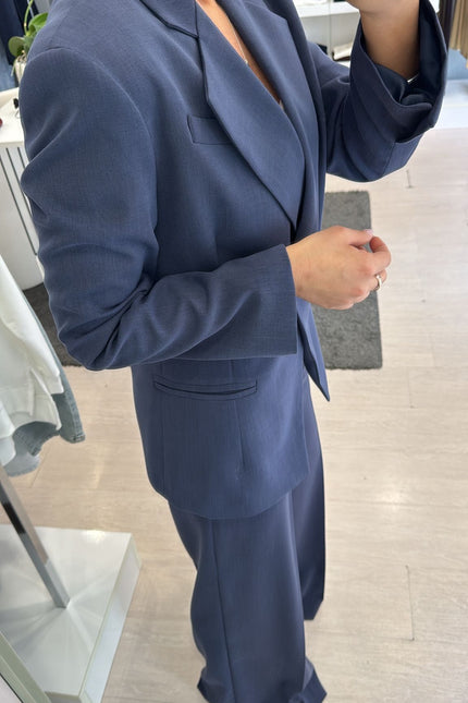 Giacca completo melange blue kk