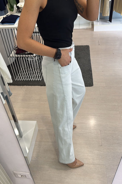 Jeans chiaro barrel