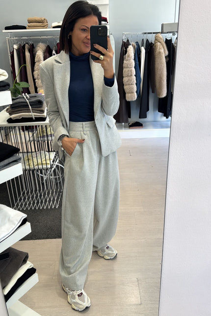 Giacca grigio melange