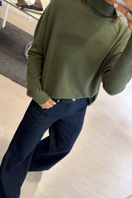Lupetto oversize Khaki Kn