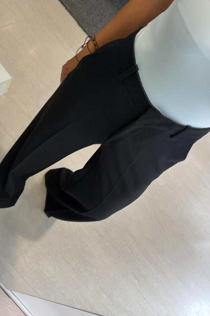 Pantalone nero gamba dritta kk