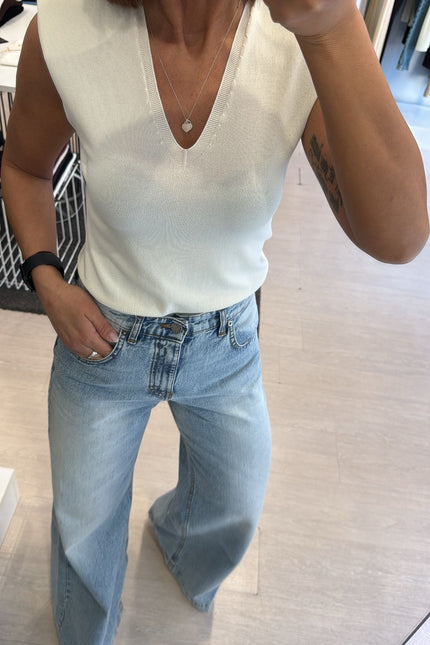 Gilet spalla imbottita burro