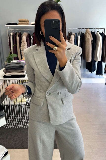 Giacca grigio melange