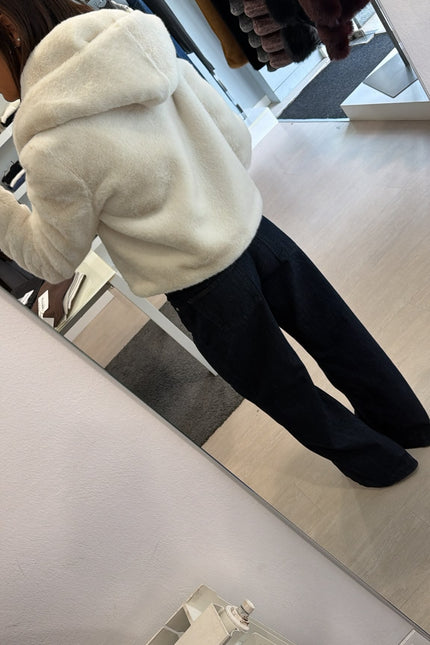 Pelliccia eco bianca yl
