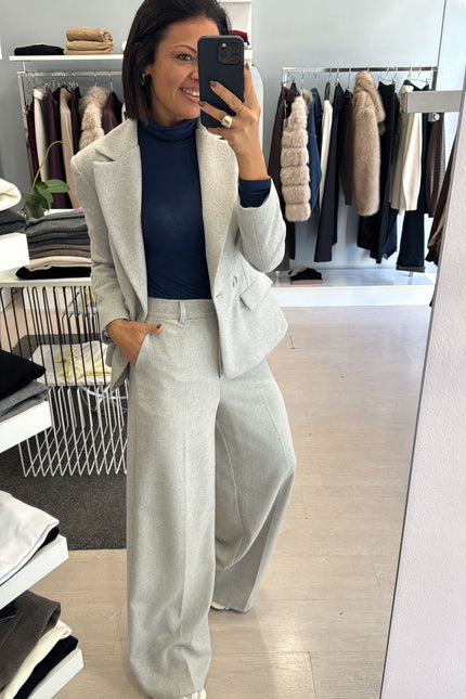 Giacca grigio melange