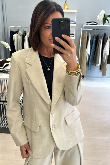 Giacca completo sabbia