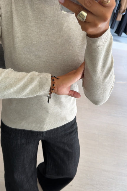 Maglia girocollo cashmere kk