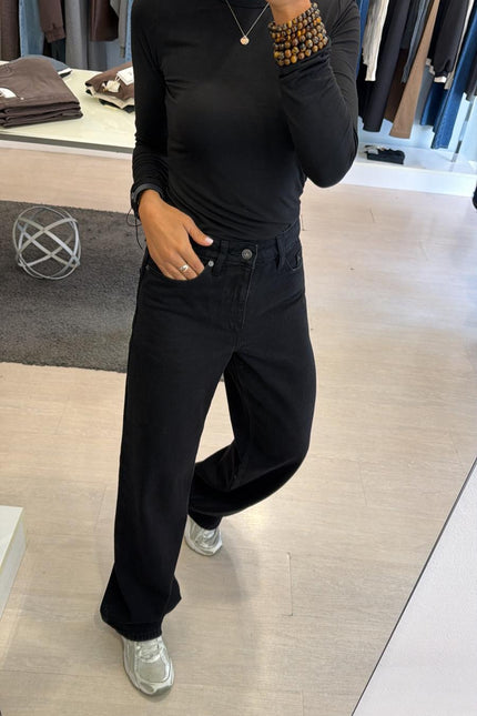 Jeans gamba dritta Nero Ic