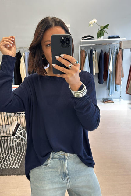 Scollo barca over blu