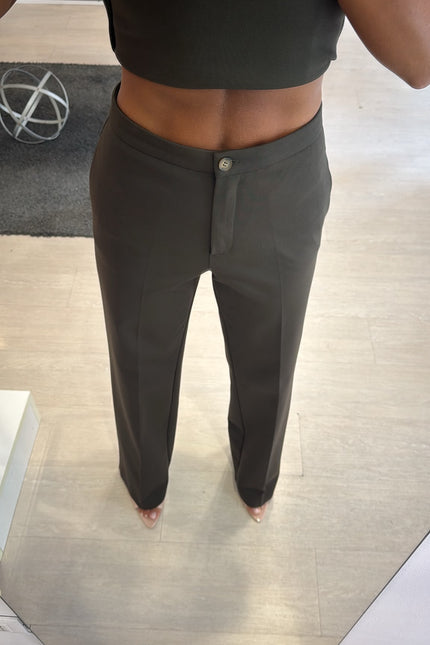 Pantalone completo punto milano verde militare kn