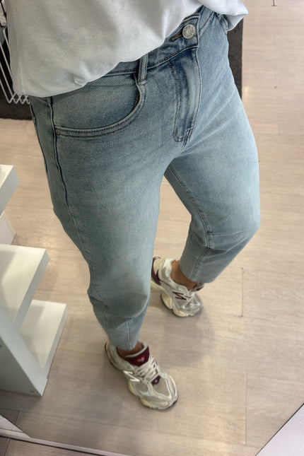 Jeans balloon elasticizzato