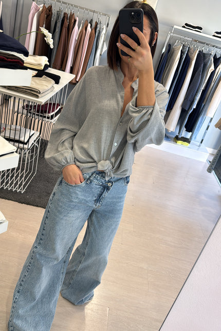 Camicia melange grigia cc