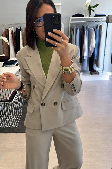 Giacca completo sabbia