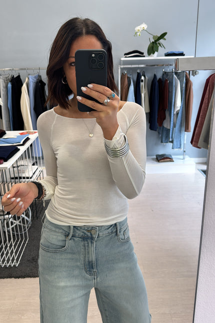 Scollo a barca modal bianca
