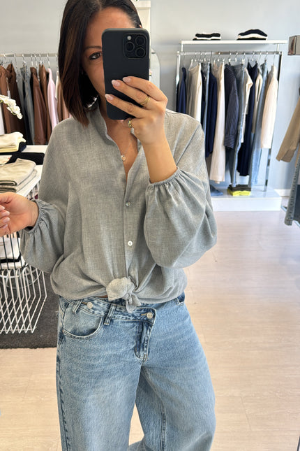 Camicia melange grigia cc