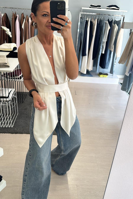 Camicia satin latte kk