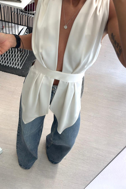 Camicia satin latte kk