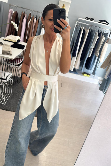 Camicia satin latte kk