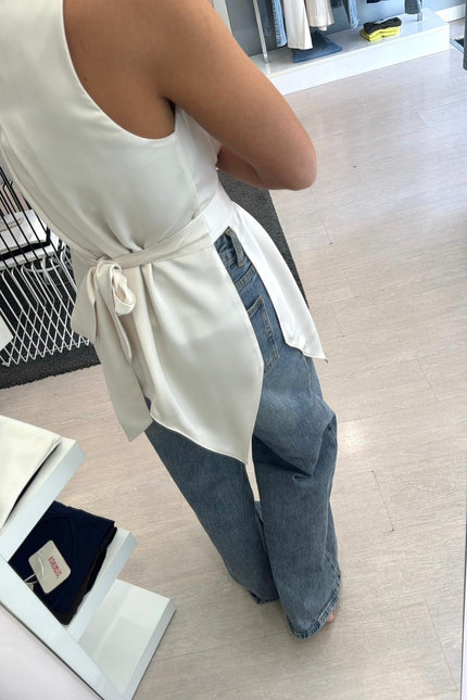 Camicia satin latte kk