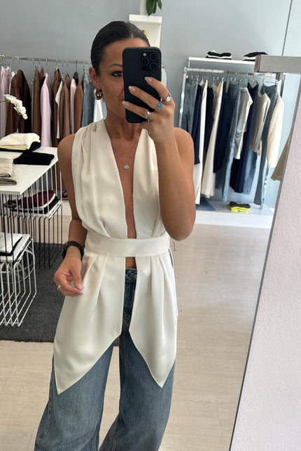 Camicia satin latte kk