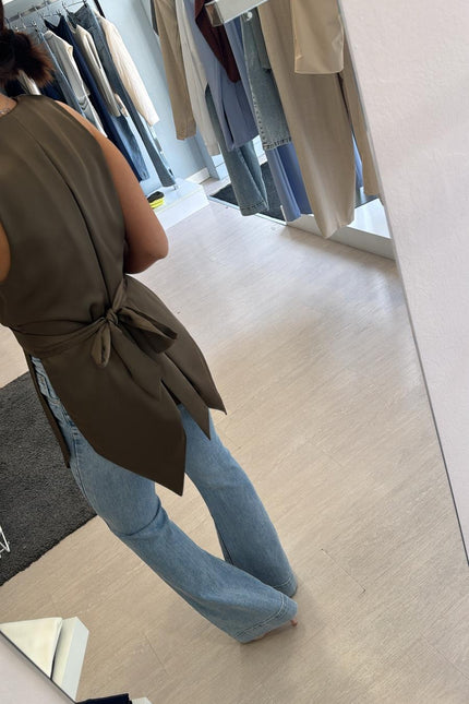 Camicia satin muschio kk