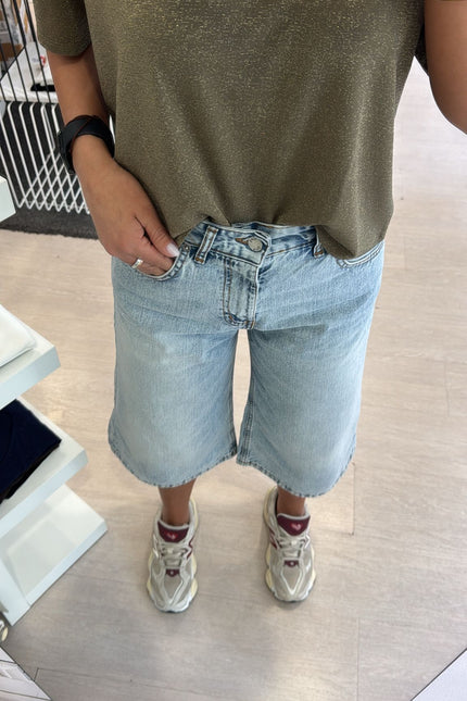 T-shirt lurex militare kn