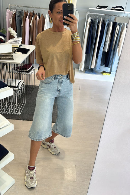 T-shirt lurex oro kn