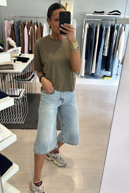 T-shirt lurex militare kn