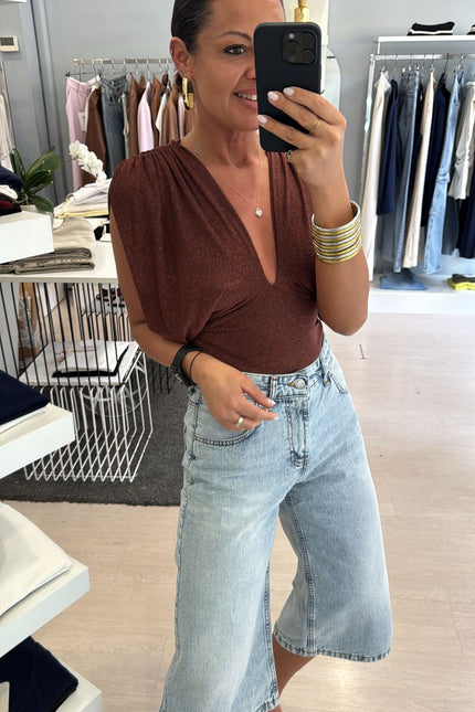 Body lurex ruggine kn