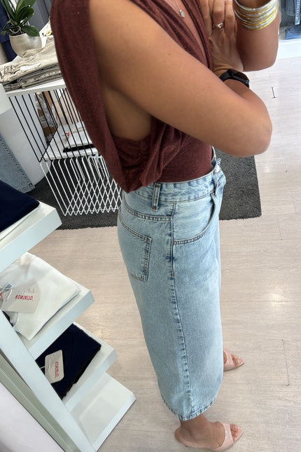 Body lurex ruggine kn