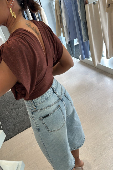 Body lurex ruggine kn