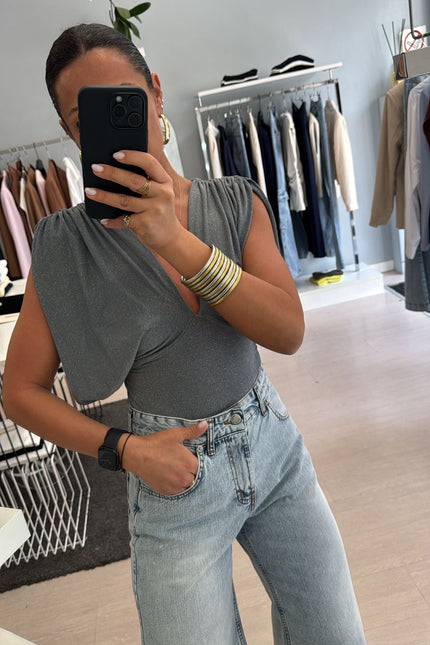 Body lurex jeans kn