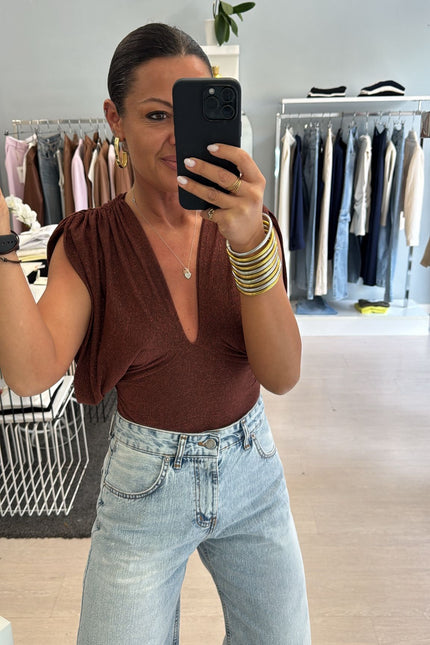 Body lurex ruggine kn