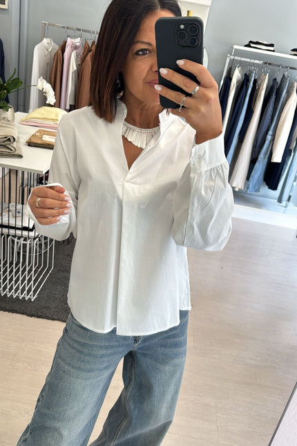 Camicia coreana bianca ak