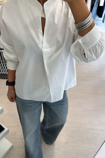 Camicia coreana bianca ak