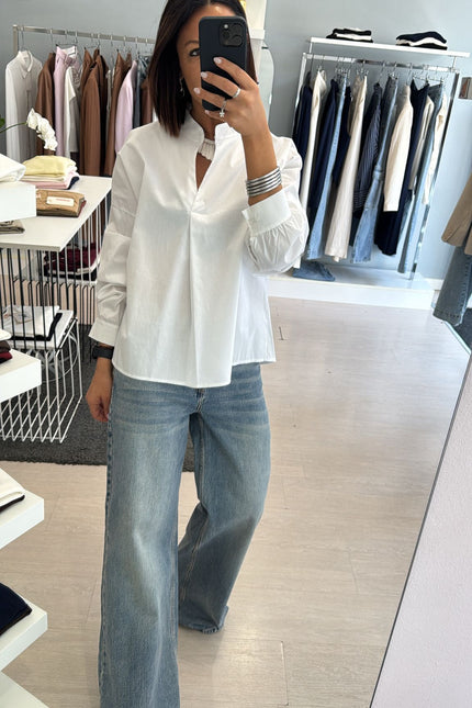 Camicia coreana bianca ak