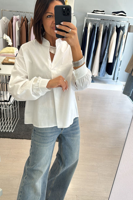 Camicia coreana bianca ak