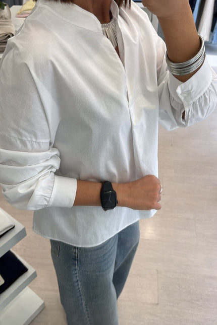 Camicia coreana bianca ak