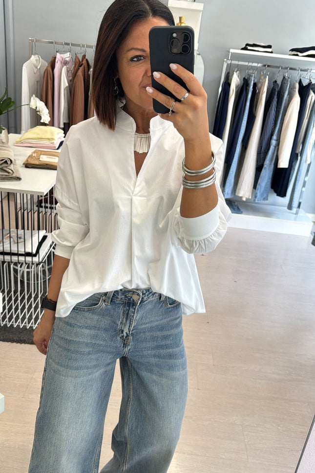 Camicia coreana bianca ak