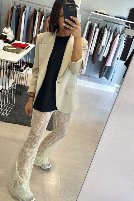 Pantalone pizzo bianco kk