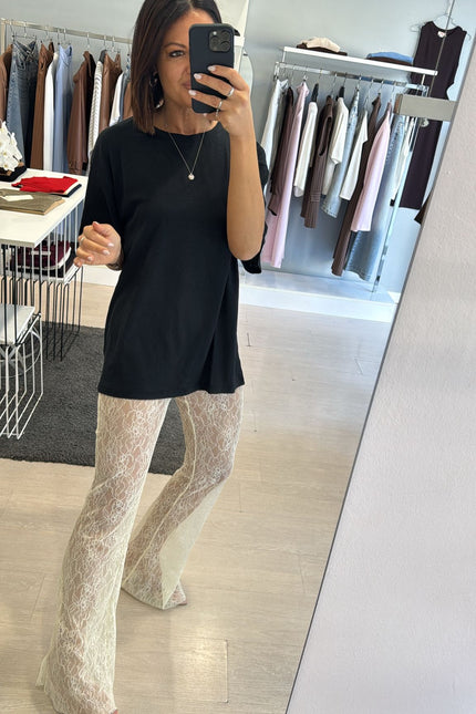Pantalone pizzo bianco kk